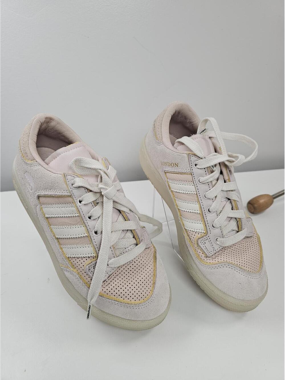 Adidas Offspring London Suede Sneakers - Cream & White